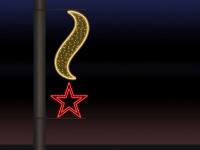 Светодиодная консоль 9 Мая (деколэйс, LED гирлянда, дюралайт)