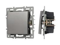 Механизм выключателя одноклавишный перекрёстный SWT-MKX1-PL-GR (250V, 16A)