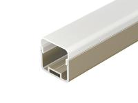 Профиль с экраном LINE-D-3030-2000 SQUARE OLIVE GREY+OPAL