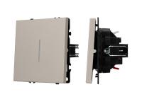 Механизм выключателя одноклавишный проходной LED SWT-NOBE-MKP1-SFPL-L-CA (230V, 10A)