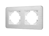 Рамка алюминиевая FRM-AKIRY-AL-2-SR