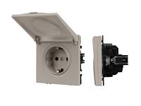 Механизм розетки влагозащищённый SCT-NOBE-MCP-SFPL-CA (230V, 16A)