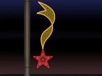 Светодиодная консоль 9 Мая (деколэйс, LED гирлянда, дюралайт)