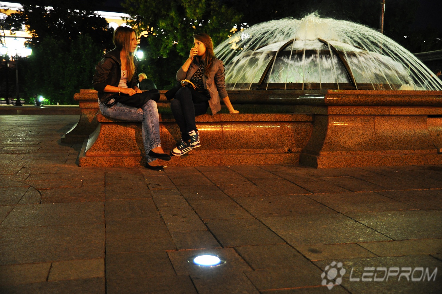 Проект освещения территории Манежной площади г. Москва