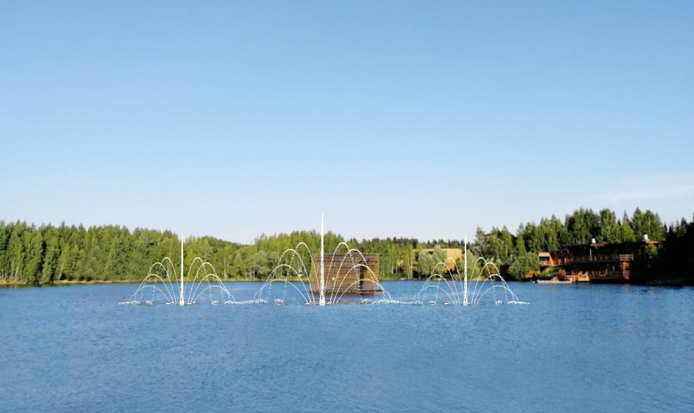 Визуализация фонтана Лисья нора