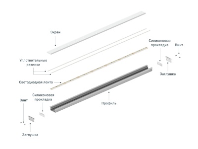 Купить Профиль FLOOR27-H11-F-2000 ANOD в Москве