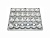 Блок линз 24B70-M120х120 (70°, 24x LED)