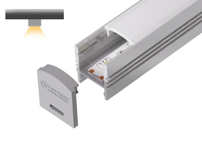 Накладной алюминиевый профиль купить в Москве