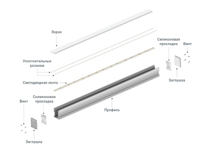 Купить Профиль FLOOR22-H27-2000 ANOD в Москве