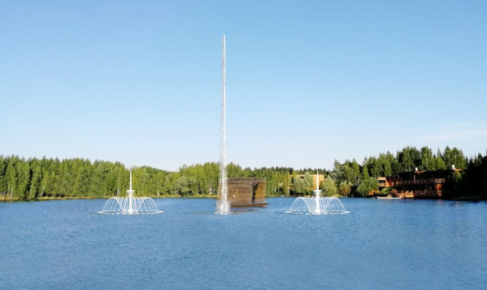 Визуализация фонтана Лисья нора