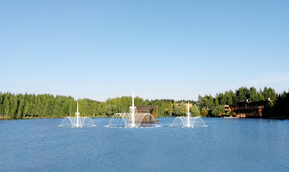 Визуализация фонтана Лисья нора