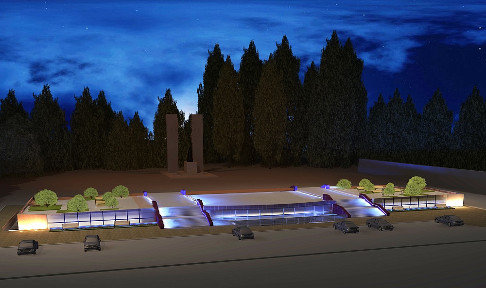 Концепция архитектурно художественной подсветки здания МФЦ г. Челябинск