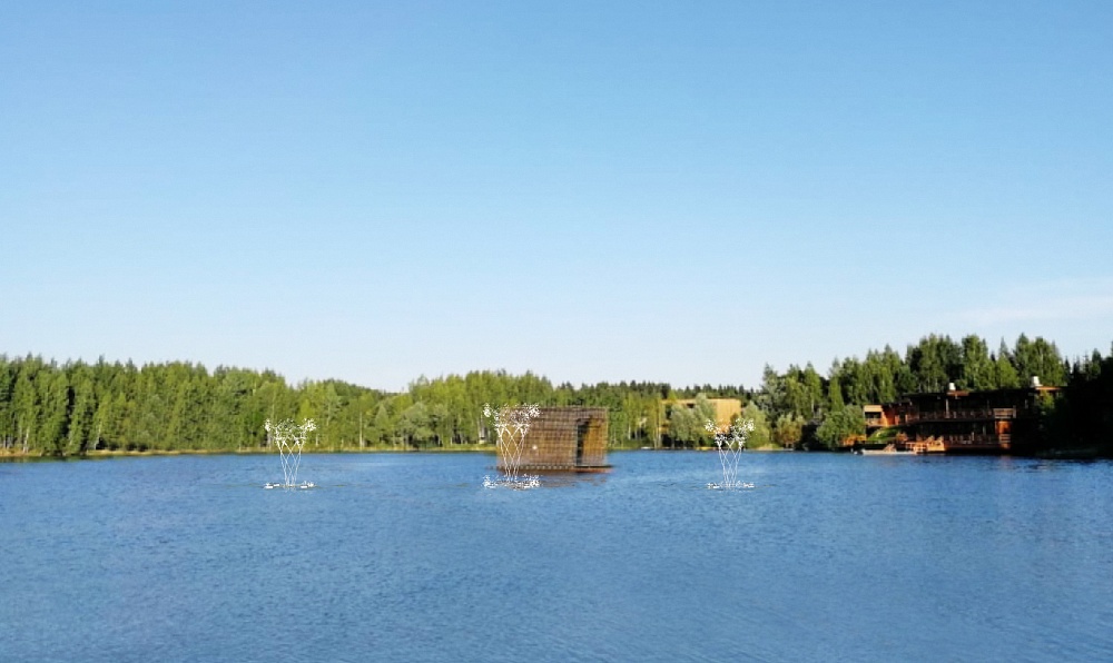 Визуализация фонтана Лисья нора