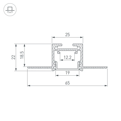Купить Профиль SL-LINIA20-FANTOM-2500 BLACK в Москве