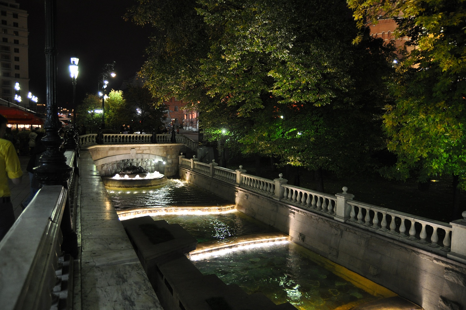 Проект освещения территории Манежной площади г. Москва