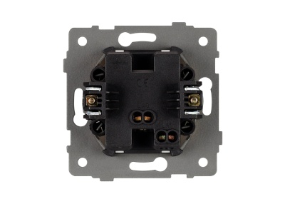 Купить Механизм выключателя одноклавишный самовозвратный SWT-MKR1-PL-WH-V (250V, 10A) в Москве