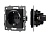 Механизм электрической розетки SCT-MEU1-PL-BK-V (250V, 16A)