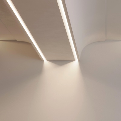 Купить Профиль FANTOM-W45-BEVEL-2000 WHITE в Москве